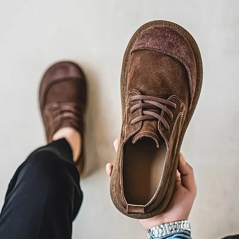 Euroselle Orthopedic Leather Shoes In Genuine Cowhide For All Day Comfort And Support