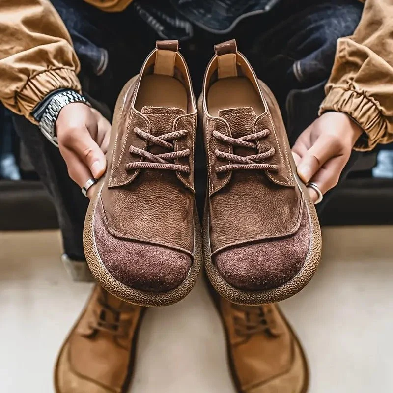 Euroselle Orthopedic Leather Shoes In Genuine Cowhide For All Day Comfort And Support