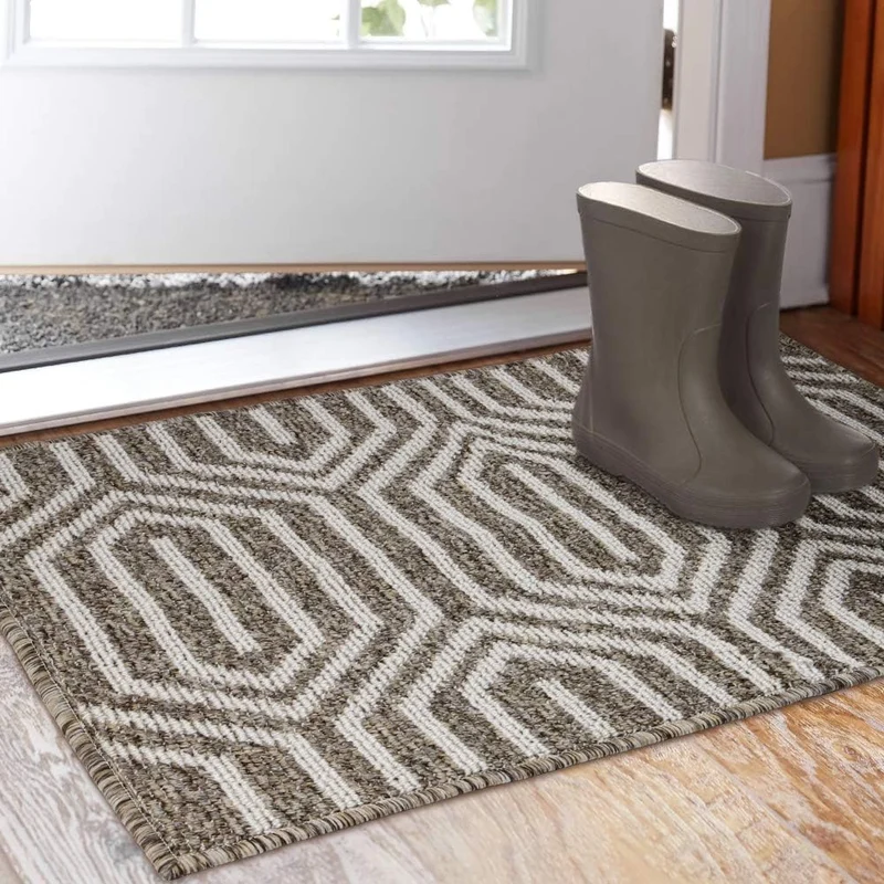 Euroselle Soft Velvet Indoor Anti Slip Entrance Mat