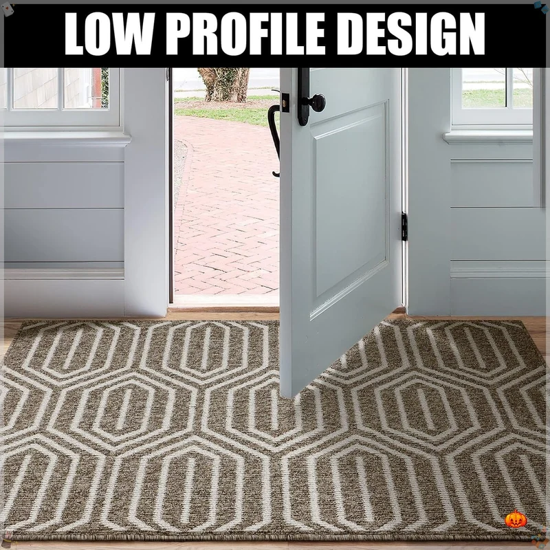 Euroselle Soft Velvet Indoor Anti Slip Entrance Mat