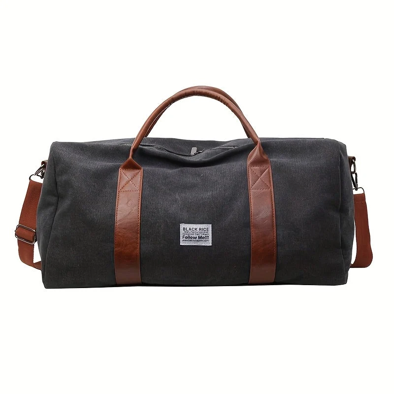 Euroselle Large Capacity Vintage Washed Travel Duffel Bag For Multi-Purpose Organizer