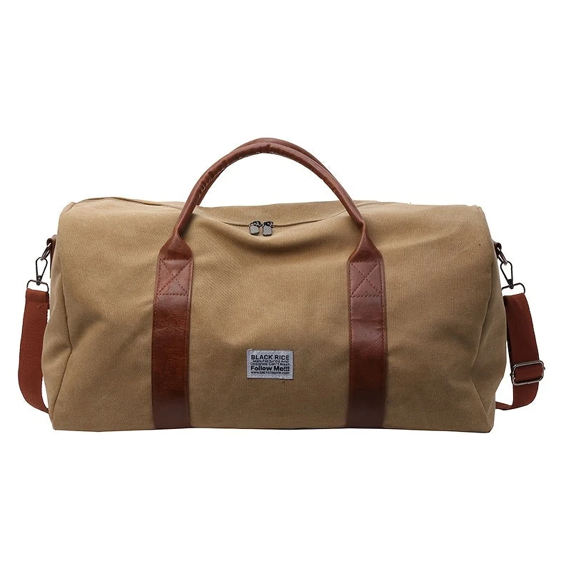 Euroselle Large Capacity Vintage Washed Travel Duffel Bag For Multi-Purpose Organizer