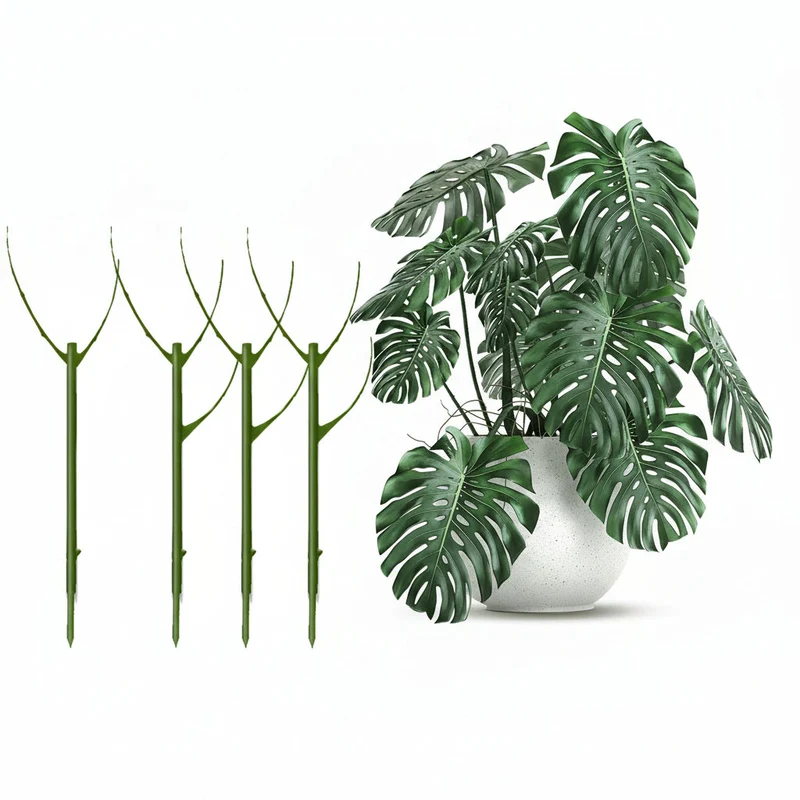 Euroselle Stackable Plant Support Rings Set Of 3 For Indoor And Outdoor Gardening
