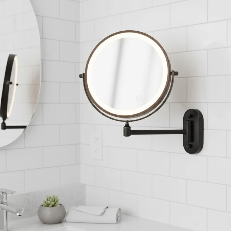 Euroselle Adjustable LED Magnifying Mirror For Perfect Makeup