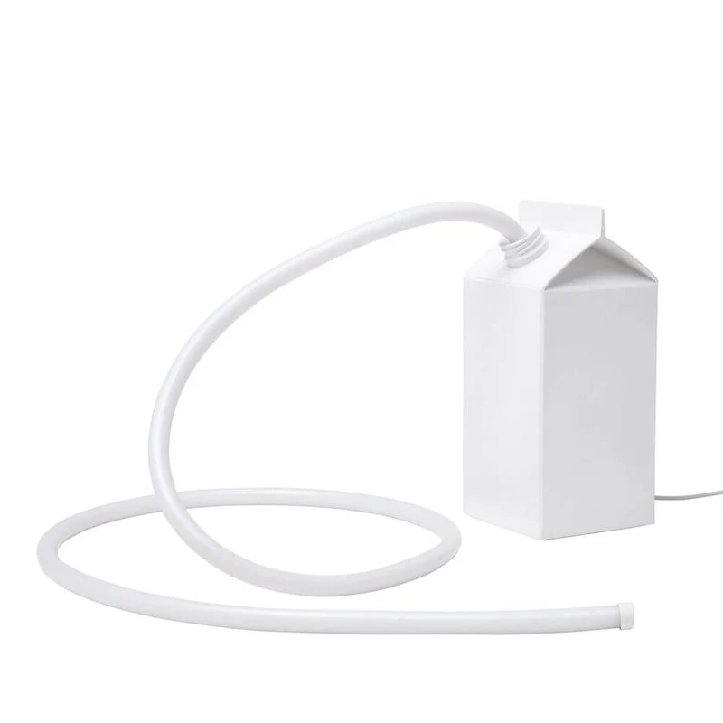 Seletti Daily Glow Milk LED-Dekorationsleuchte Milchglasoptik