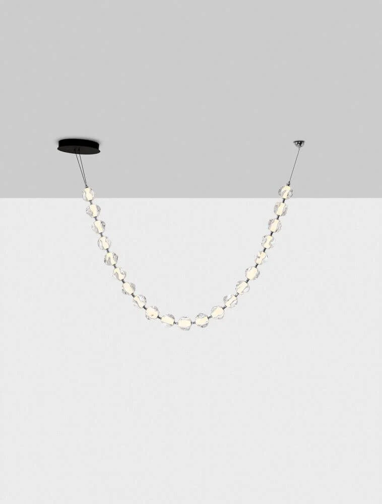 Ifos LED Deckenleuchte 20-flammig 3000K Schwarz, Chrom