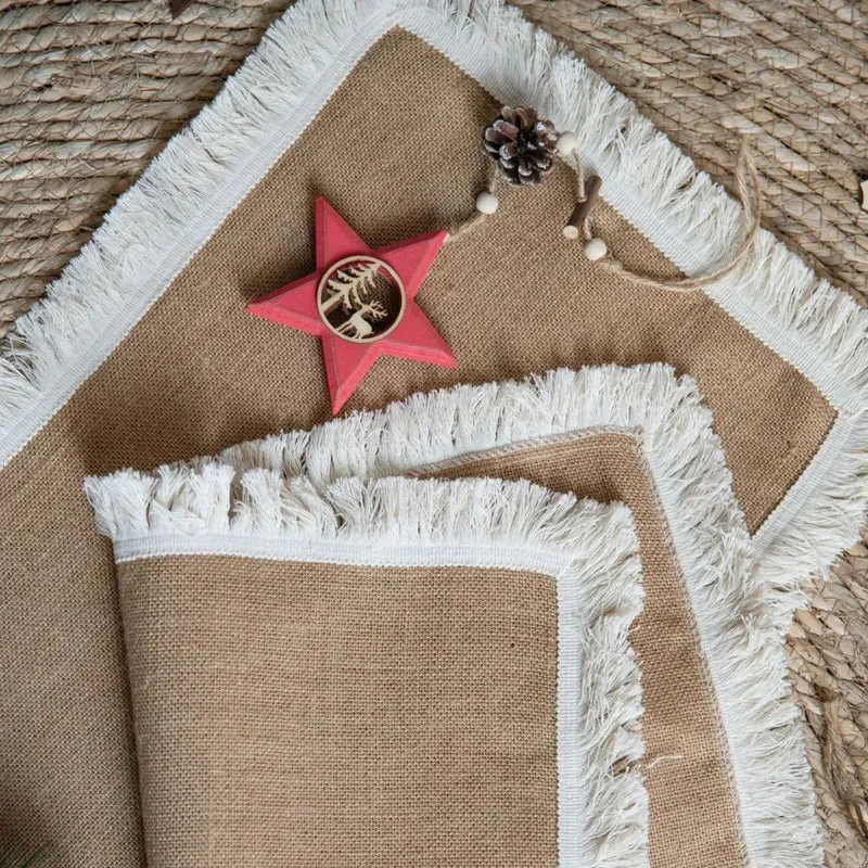 Euroselle Farmhouse Burlap Table Runner For Weddings And Elegant Events