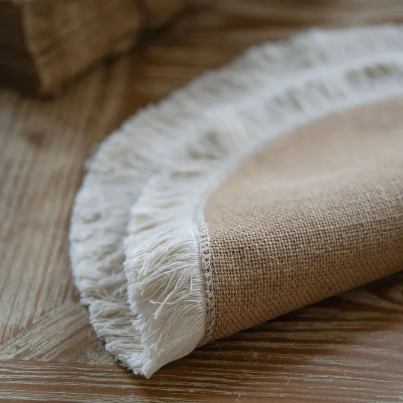 Euroselle Farmhouse Burlap Table Runner For Weddings And Elegant Events