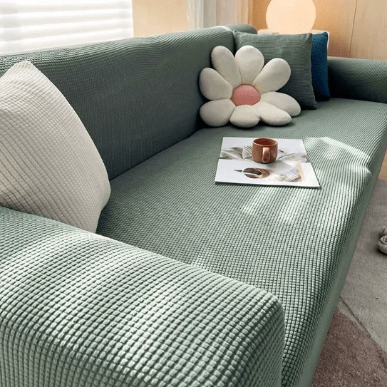 Euroselle Lightweight Non-Slip Sofa Cover for Cozy Living Spaces