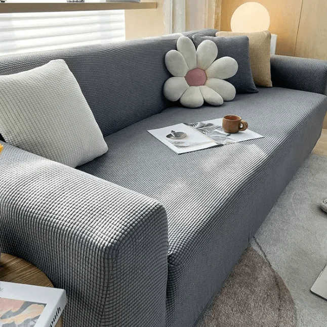 Euroselle Lightweight Non-Slip Sofa Cover for Cozy Living Spaces