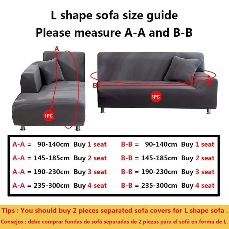 Euroselle Lightweight Non-Slip Sofa Cover for Cozy Living Spaces