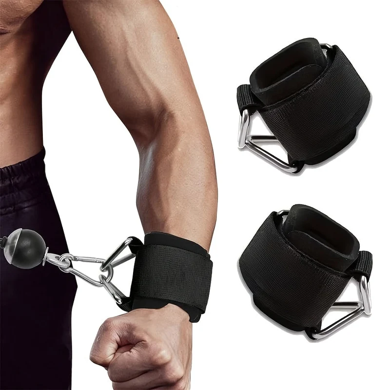 Euroselle Adjustable Anti-Slip Wrist Straps For Stronger Lifts And Grip
