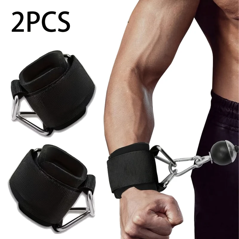 Euroselle Adjustable Anti-Slip Wrist Straps For Stronger Lifts And Grip