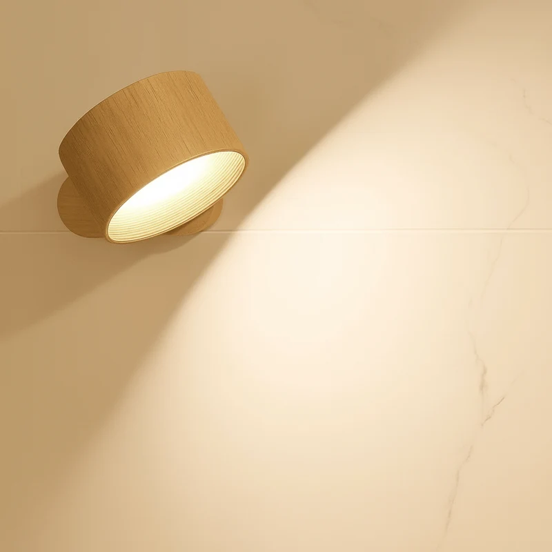Euroselle Wireless Nordic LED Wall Light With Remote Ambient Illumination