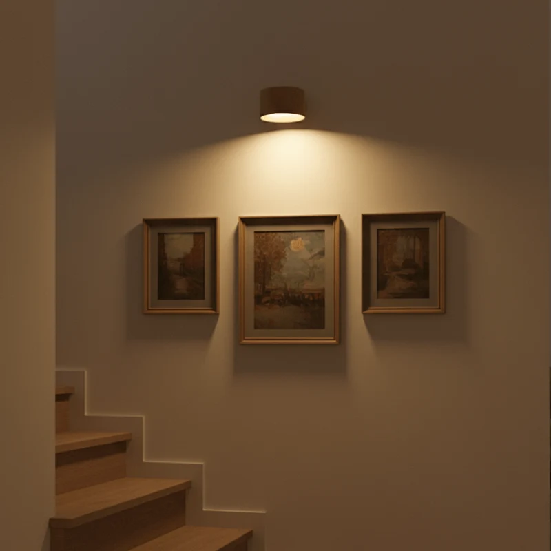 Euroselle Wireless Nordic LED Wall Light With Remote Ambient Illumination