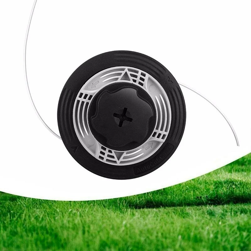 Euroselle C6-2 Trimmer Head For Grass And Weeds, Durable Precision Cutting Head