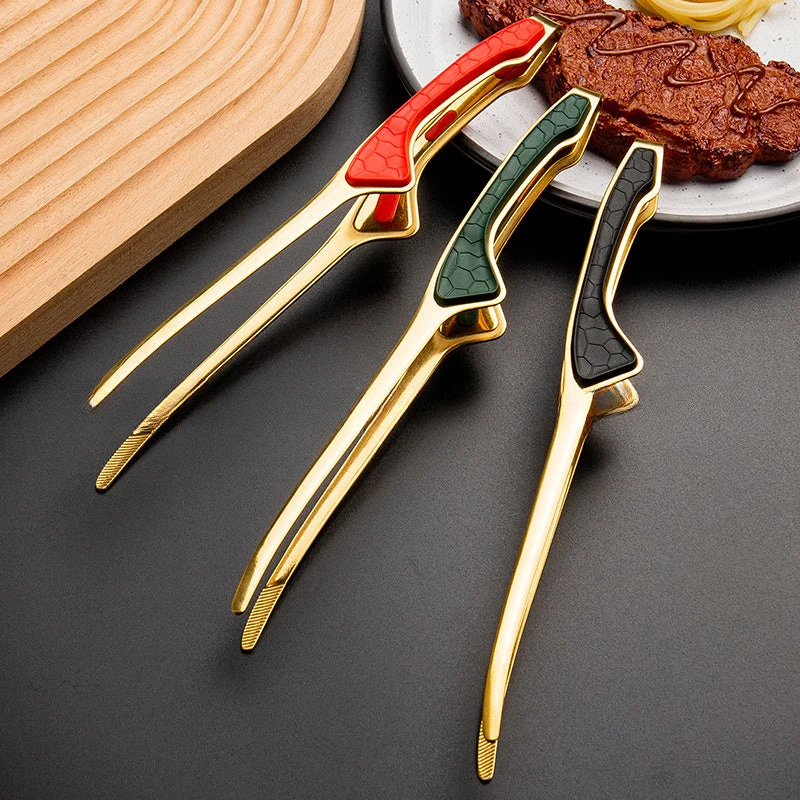 Euroselle Stainless Steel Tongs For Secure Grip And High Heat Cooking