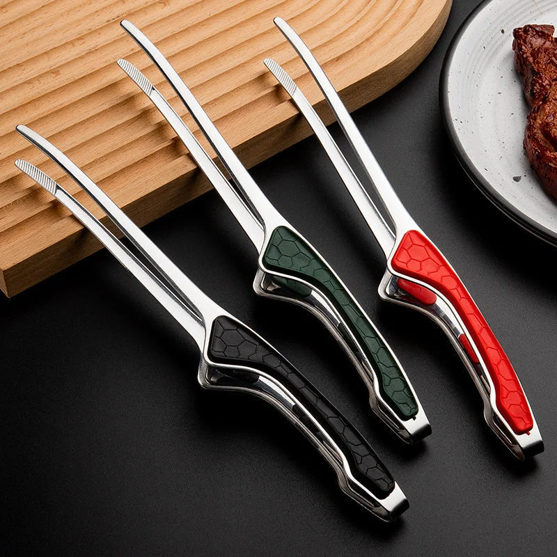 Euroselle Stainless Steel Tongs For Secure Grip And High Heat Cooking