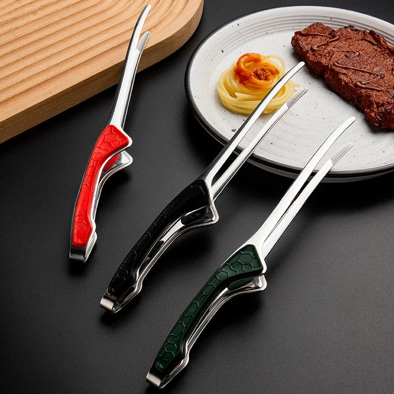 Euroselle Stainless Steel Tongs For Secure Grip And High Heat Cooking