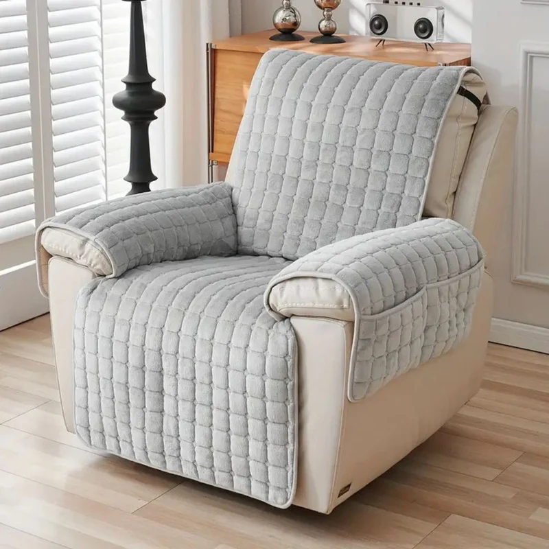 Euroselle Protective Microfiber Recliner Cover With Stretch Fit