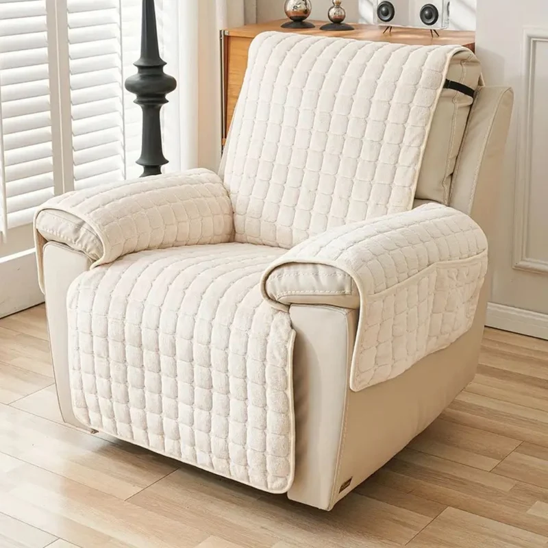 Euroselle Protective Microfiber Recliner Cover With Stretch Fit