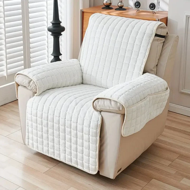 Euroselle Protective Microfiber Recliner Cover With Stretch Fit