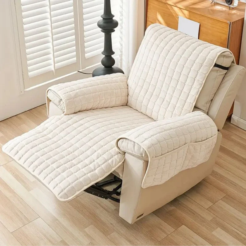 Euroselle Protective Microfiber Recliner Cover With Stretch Fit
