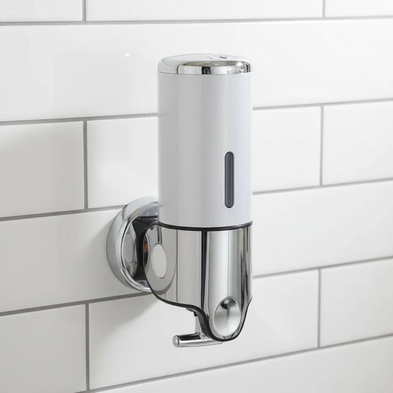Euroselle Wall Mount Soap Dispenser With Durable Stainless Finish
