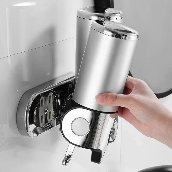 Euroselle Wall Mount Soap Dispenser With Durable Stainless Finish