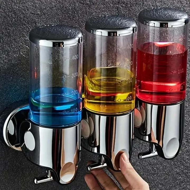 Euroselle Wall Mount Soap Dispenser With Durable Stainless Finish