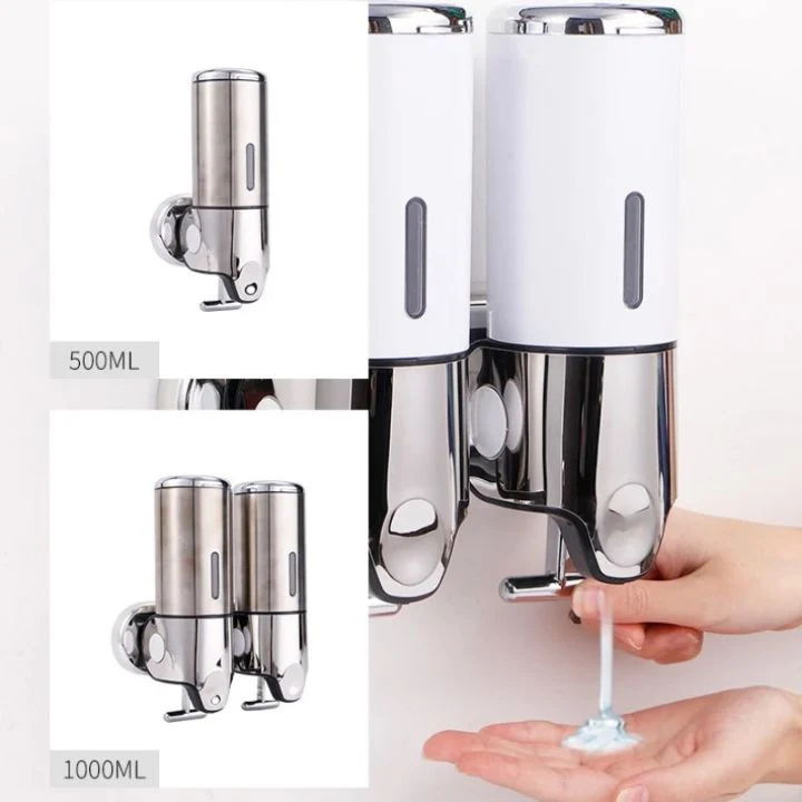 Euroselle Wall Mount Soap Dispenser With Durable Stainless Finish