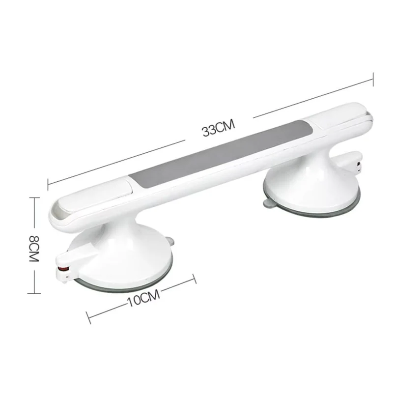 Euroselle Toolless Shower Grab Bar With Suction Mount