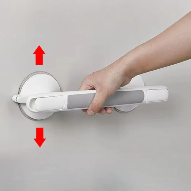 Euroselle Toolless Shower Grab Bar With Suction Mount