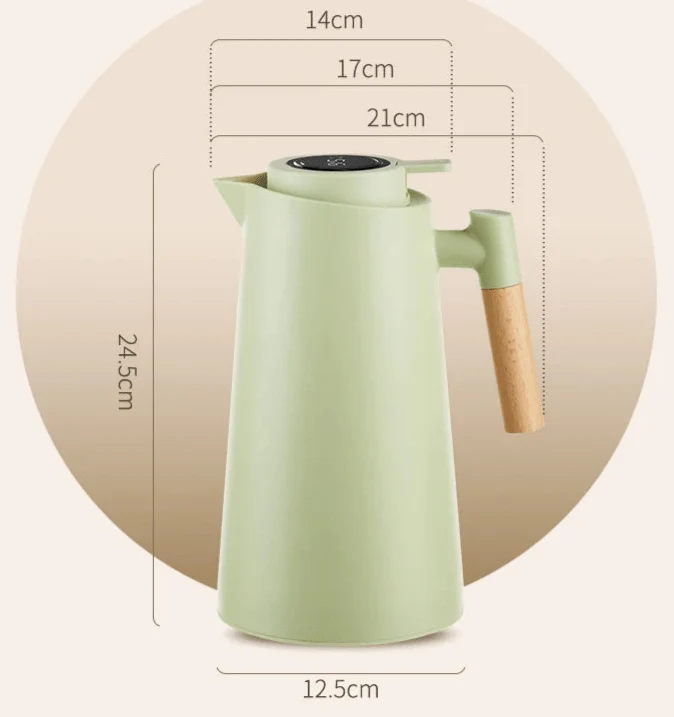 Euroselle Smart Temperature Display Thermos Flask With Digital Lid