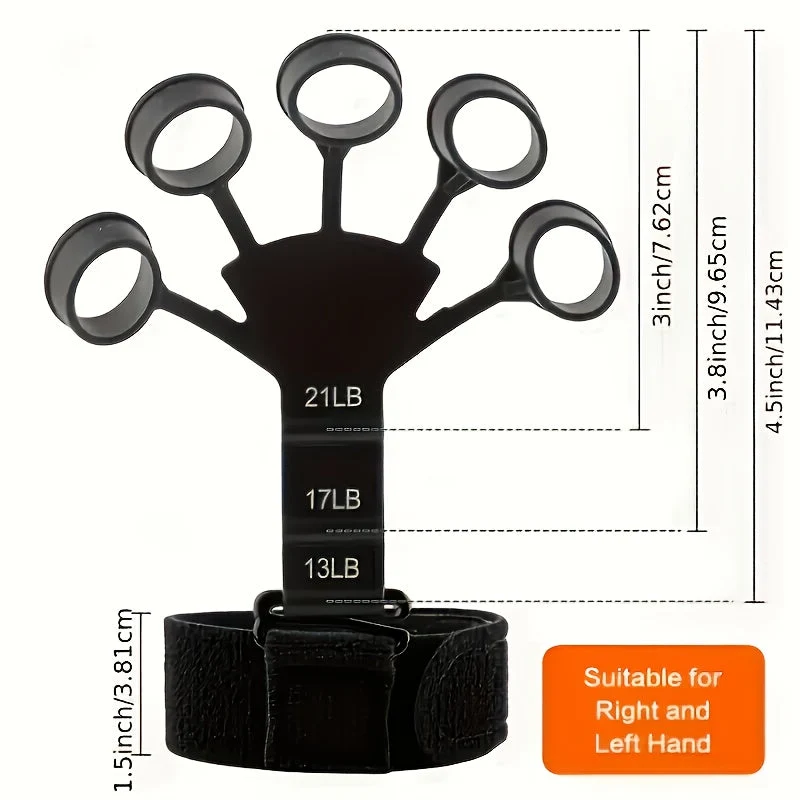 Euroselle Adjustable Hand Strength Trainer Set for Grip and Finger Training