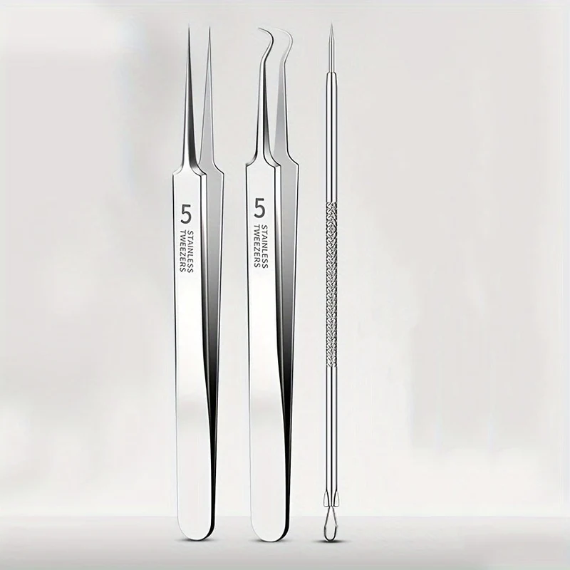 Euroselle Odorless Stainless Steel Blackhead And Whitehead Extractor For Face And Nose