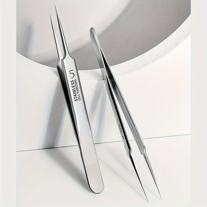 Euroselle Odorless Stainless Steel Blackhead And Whitehead Extractor For Face And Nose