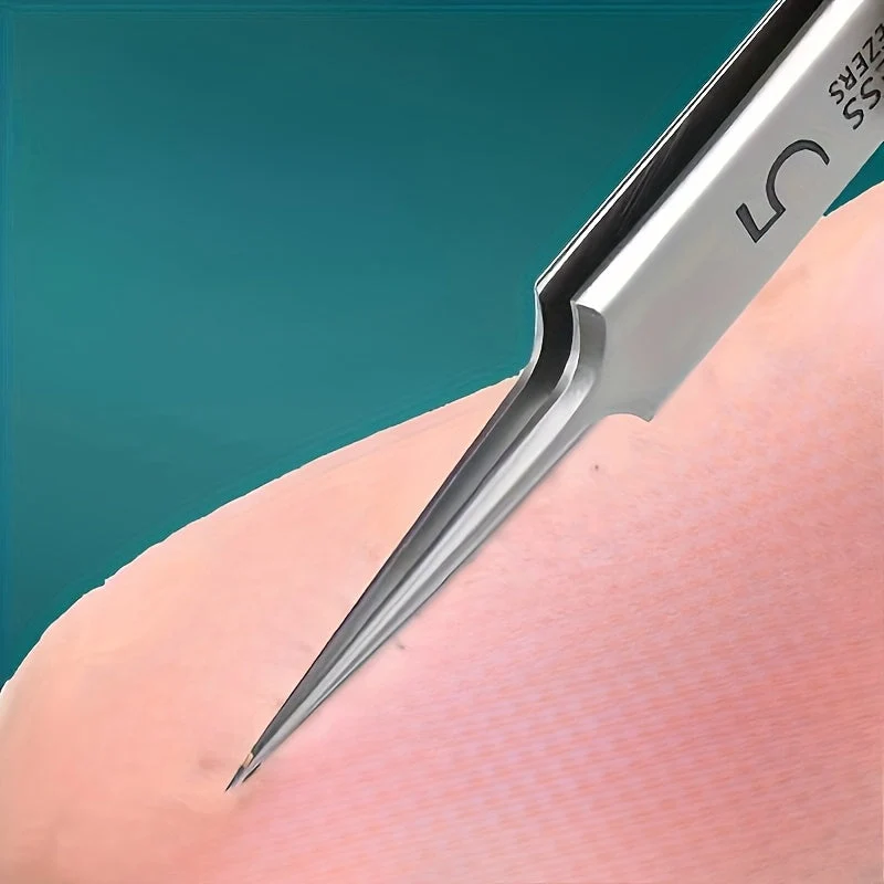 Euroselle Odorless Stainless Steel Blackhead And Whitehead Extractor For Face And Nose