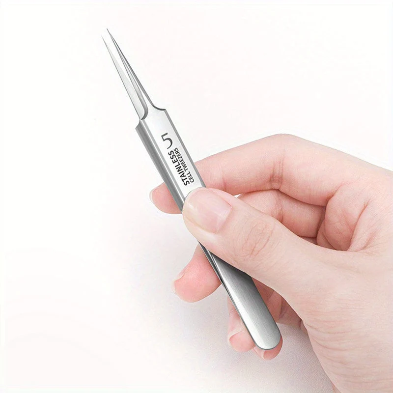 Euroselle Odorless Stainless Steel Blackhead And Whitehead Extractor For Face And Nose