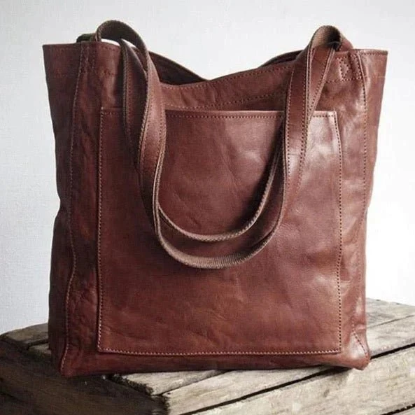 Euroselle Black Shoulder Bag With Durable PU Leather Adjustable Strap And Organized Interior