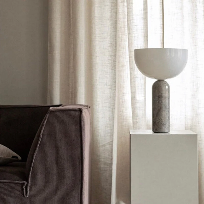 MarbleLuxe Timeless Elegant Marble Table Lamp Euroselle