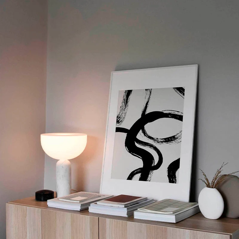 MarbleLuxe Timeless Elegant Marble Table Lamp Euroselle