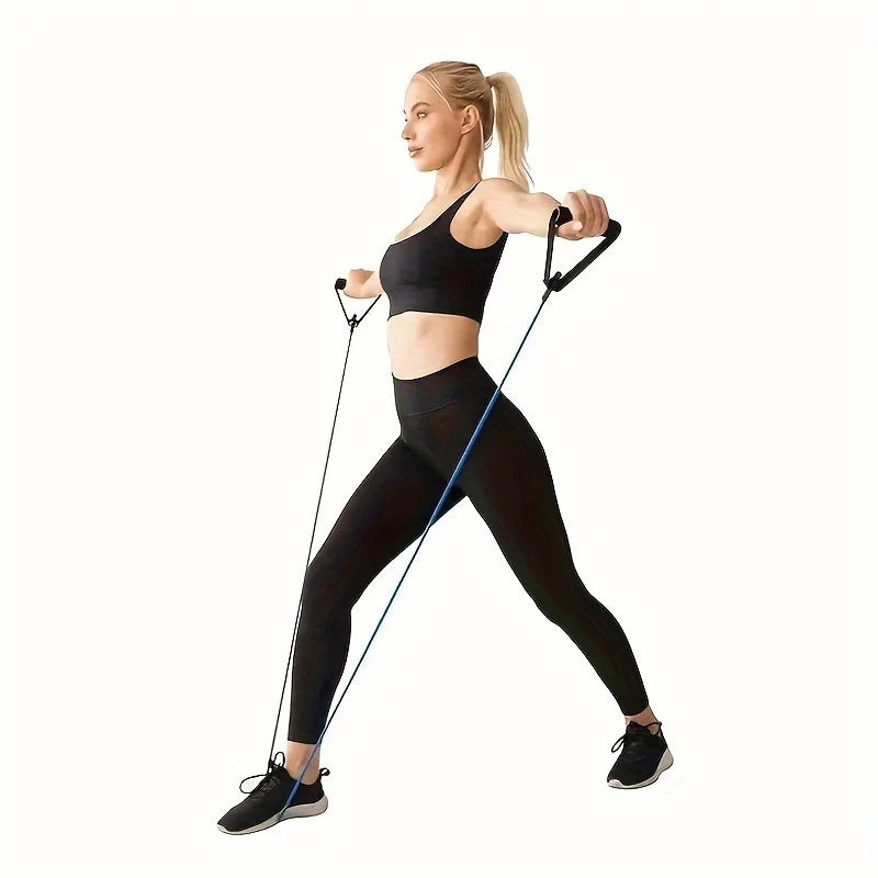 Euroselle Single-Bar Resistance Band For Home Fitness And Strength Training