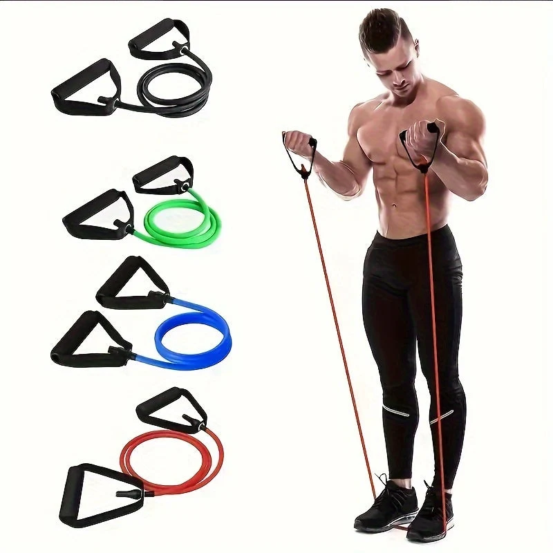 Euroselle Single-Bar Resistance Band For Home Fitness And Strength Training