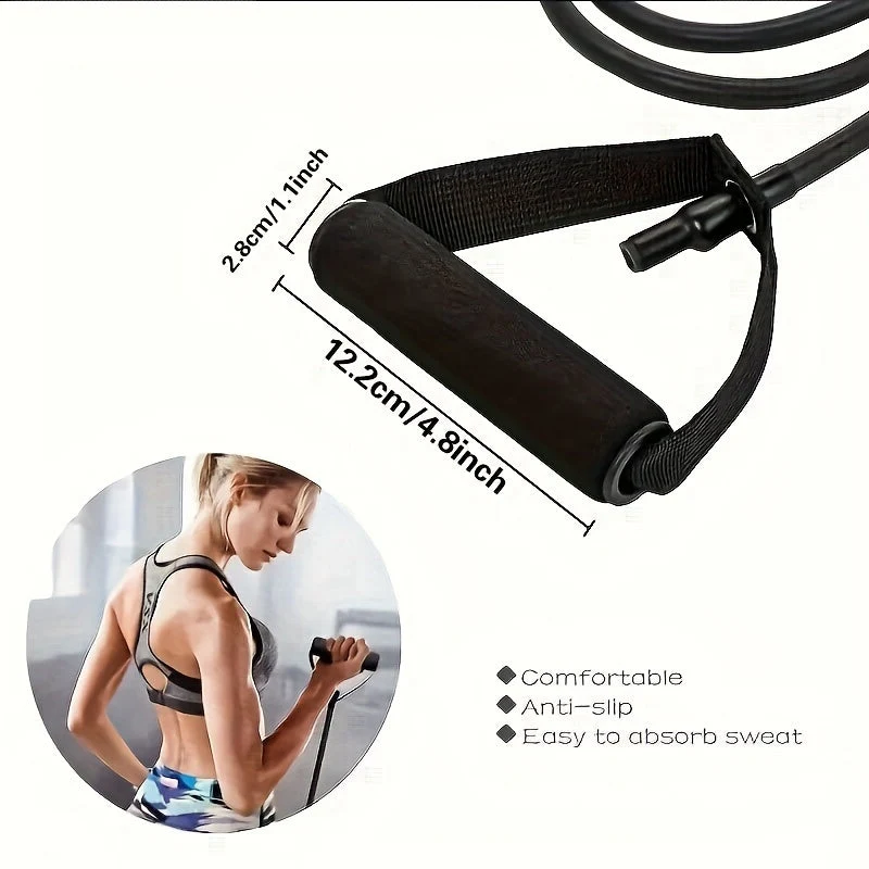 Euroselle Single-Bar Resistance Band For Home Fitness And Strength Training
