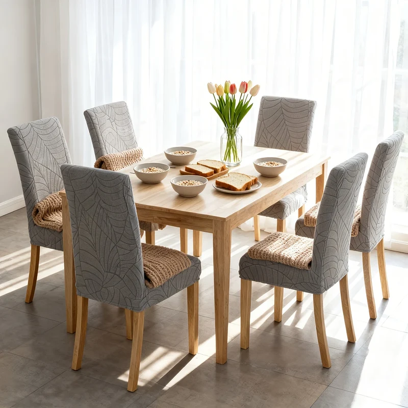 Euroselle Modern Stretch Chair Covers for Soft Chair Protection