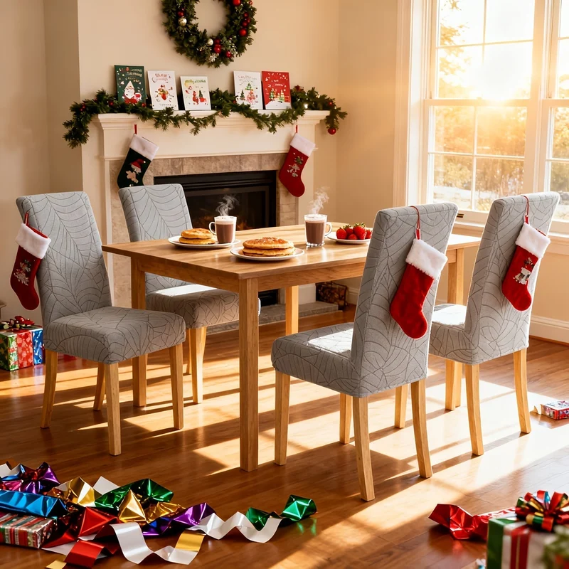 Euroselle Modern Stretch Chair Covers for Soft Chair Protection