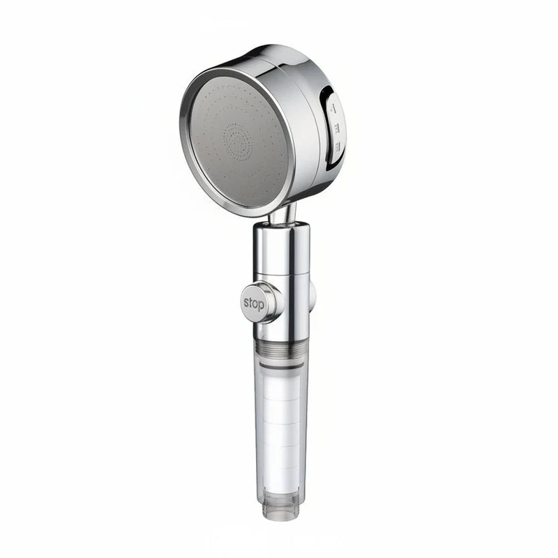 Euroselle Adjustable High-Pressure Shower Head With Three Flow Settings