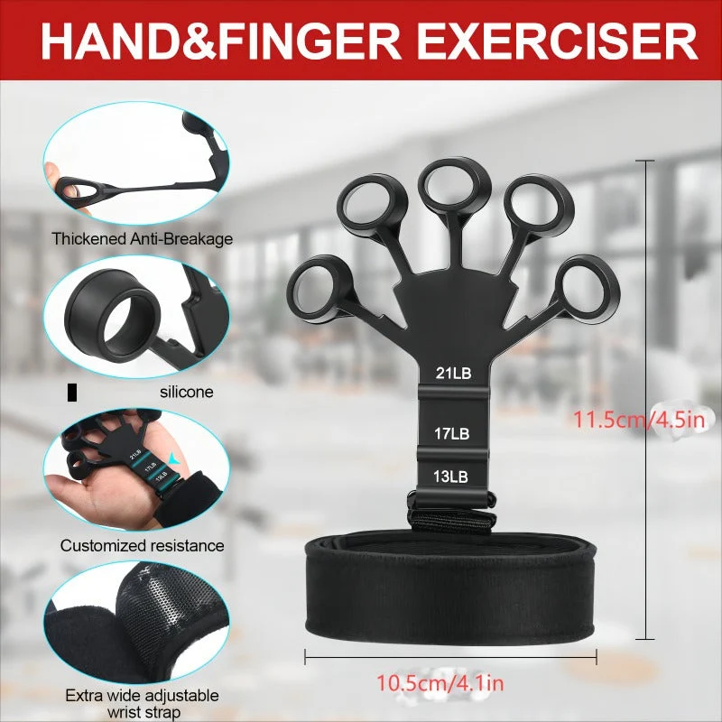 Euroselle Complete Hand Strength Training Kit for Grip and Forearm Power