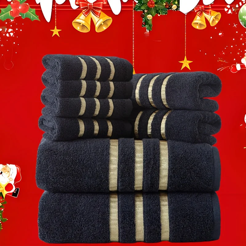 Euroselle Hotel Quality Bath Towels 400 GSM 8 Piece Set